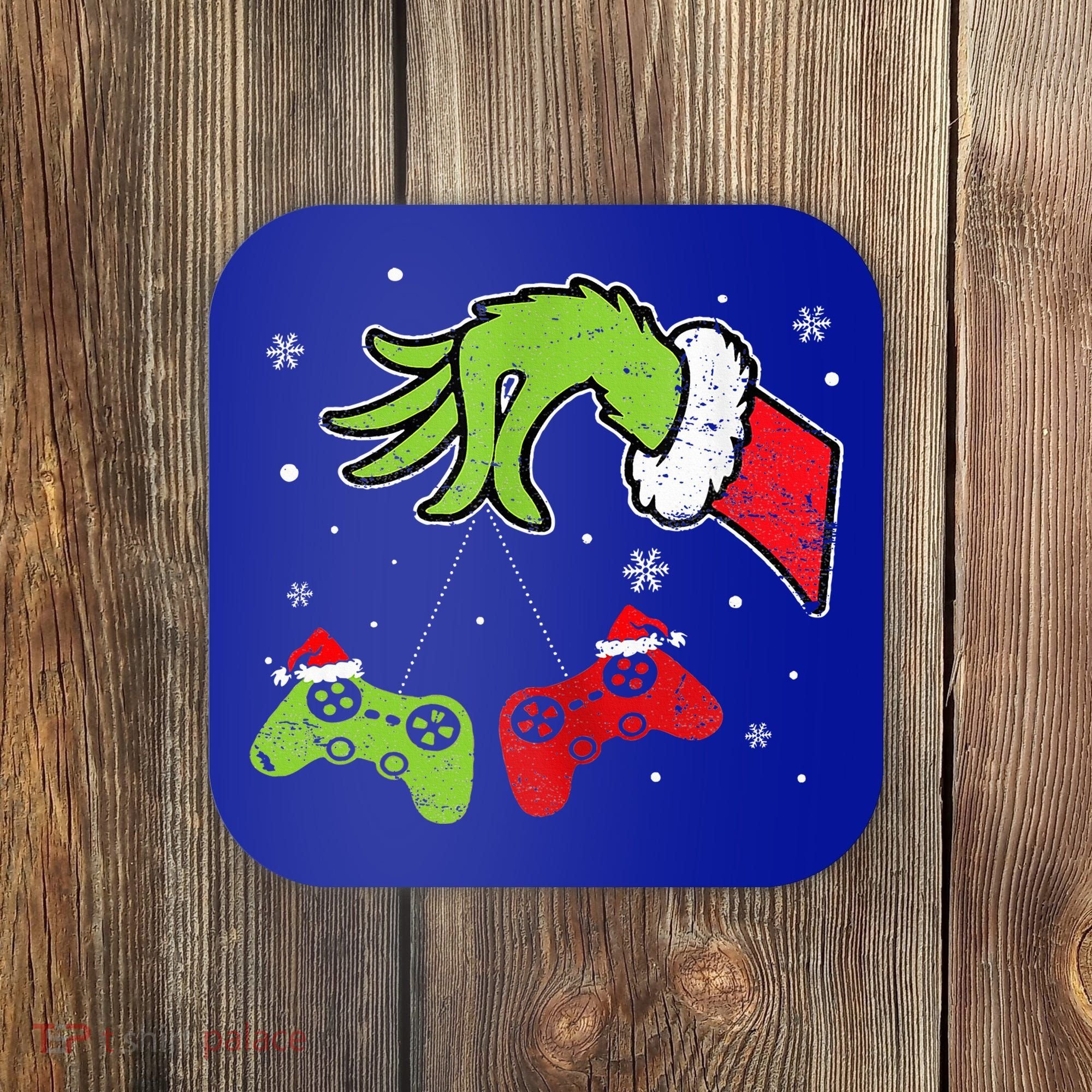 Gaming  Christmas Matching Pajamas Funny Gamer  Coaster
