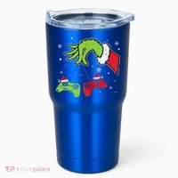Gaming  Christmas Matching Pajamas Funny Gamer  Tumbler thumb 0