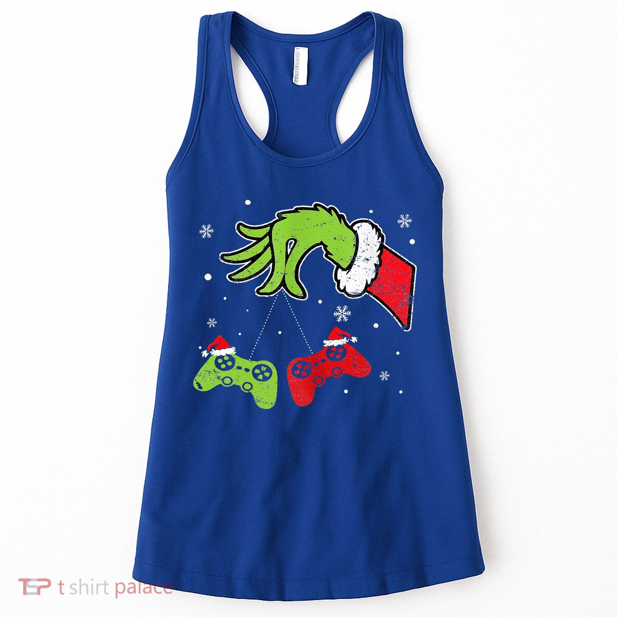 Gaming  Christmas Matching Pajamas Funny Gamer  Women's Tank Top