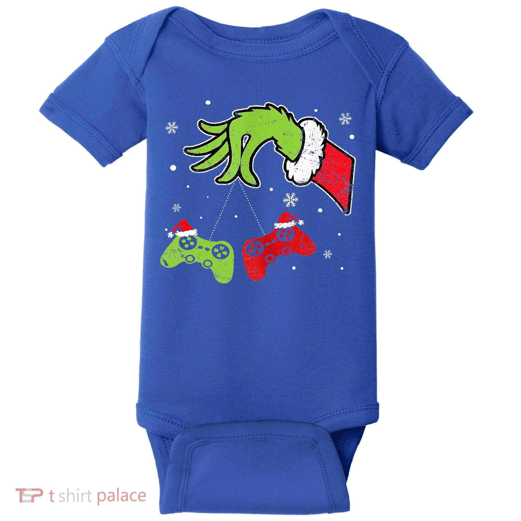 Gaming  Christmas Matching Pajamas Funny Gamer  Baby Bodysuit