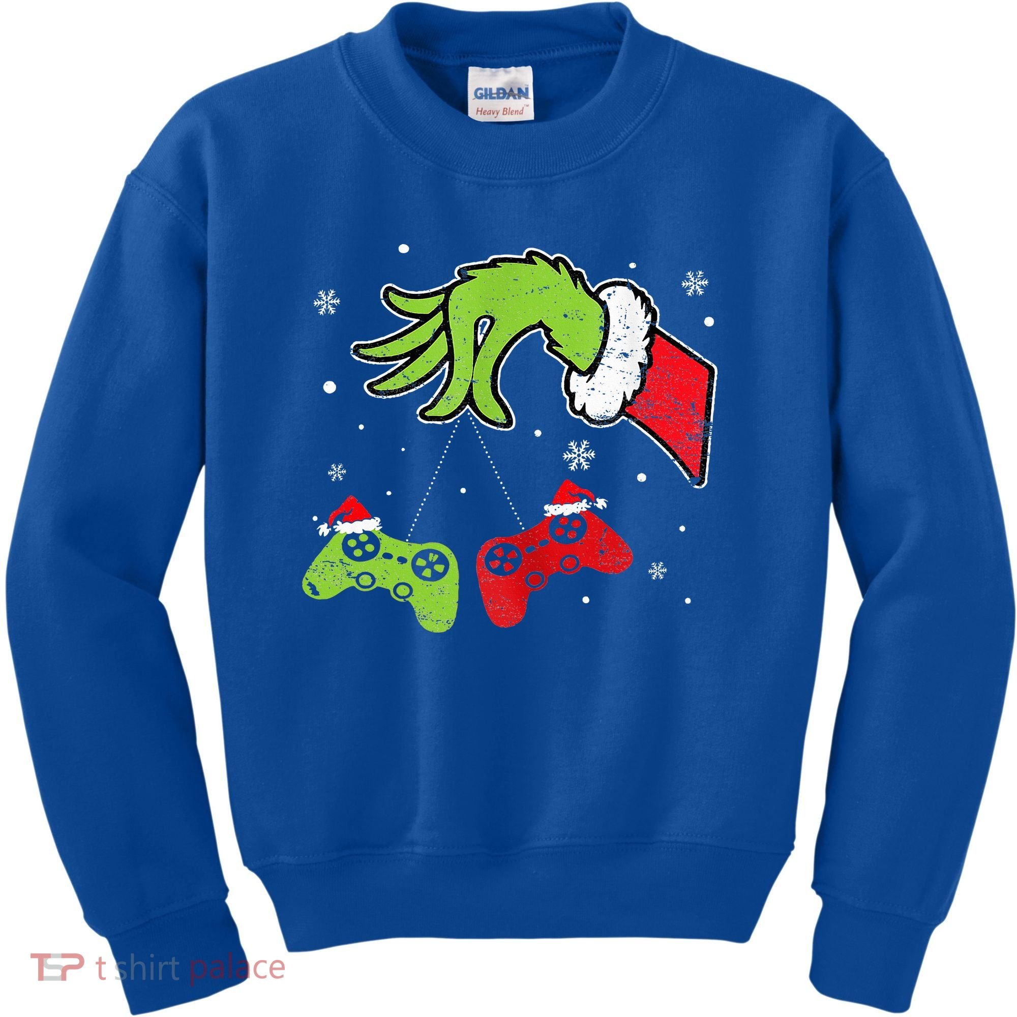 Gaming  Christmas Matching Pajamas Funny Gamer  Kids Sweatshirt