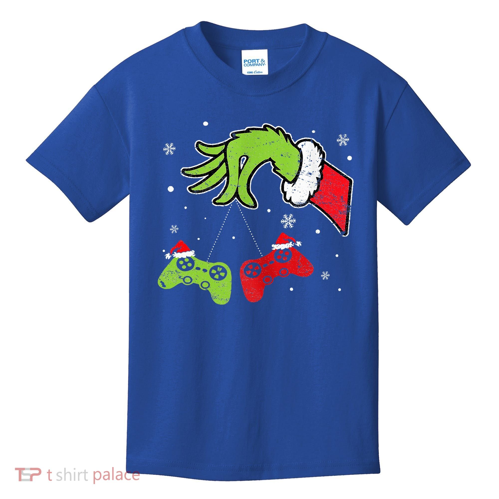 Gaming  Christmas Matching Pajamas Funny Gamer  Kids T-Shirt