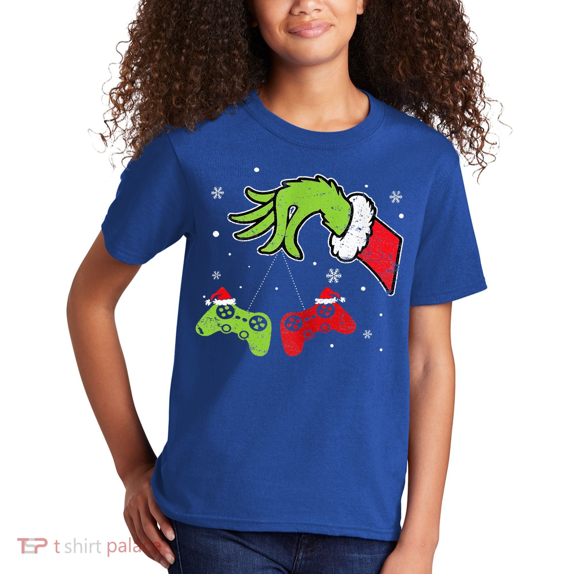Gaming  Christmas Matching Pajamas Funny Gamer  Kids T-Shirt