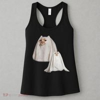 Ghost Cat Meme Funny Halloween Women's Tank Top thumb 3