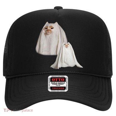 Ghost Cat Meme Funny Halloween Hat