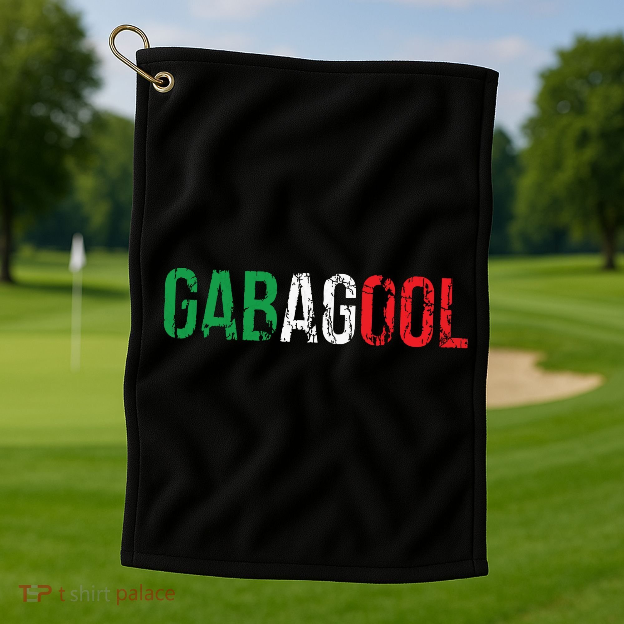 Gabagool Capicola Meat New Jersey Italian Pride Gift Golf Towel