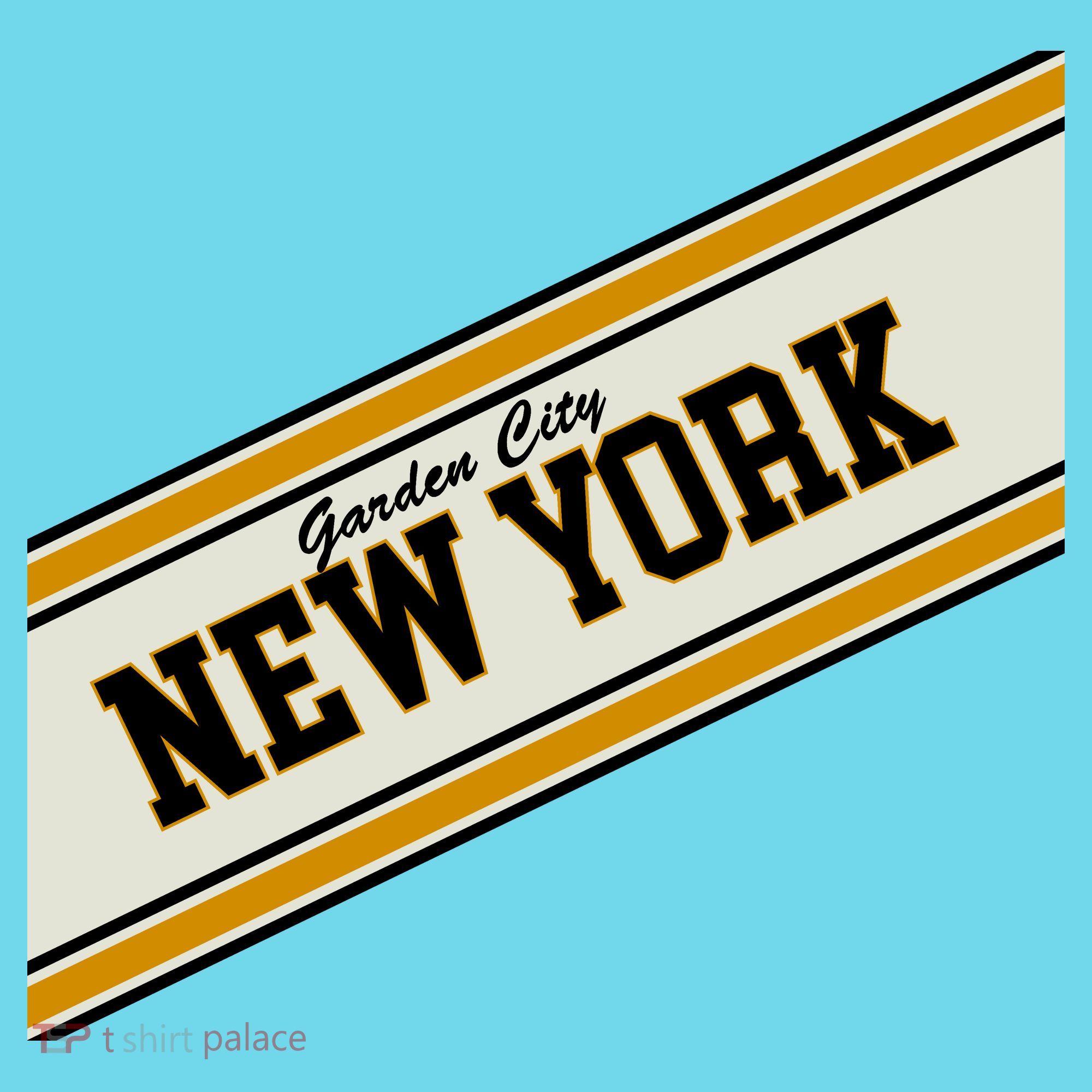 Garden City New York Varsity Logo Long Sleeve Shirt