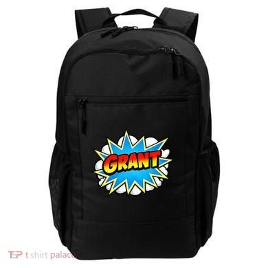 Grant Comic Name Retro Backpack