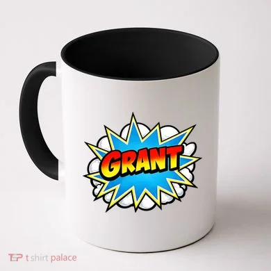 Grant Comic Name Retro Coffee Mug