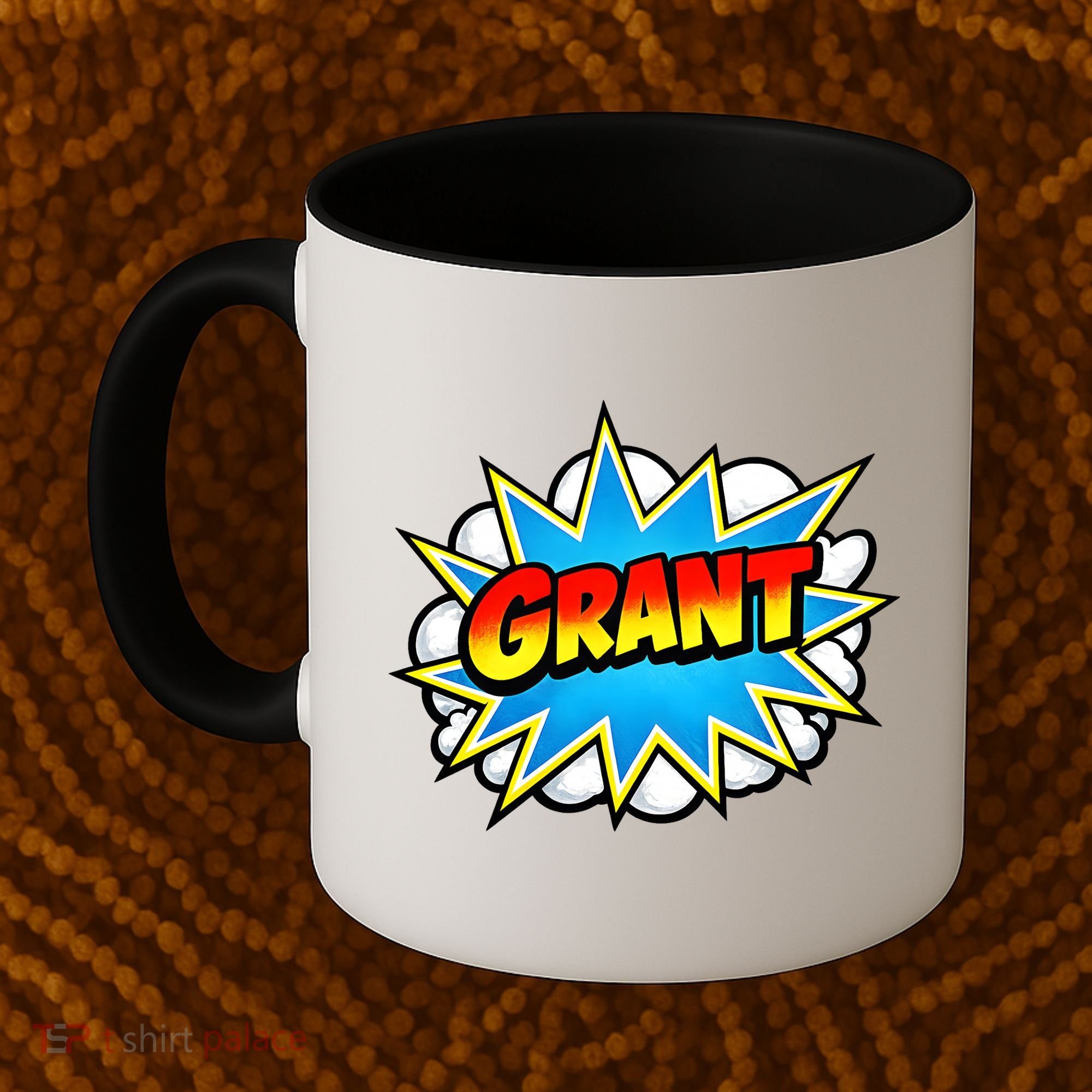 Grant Comic Name Retro Coffee Mug