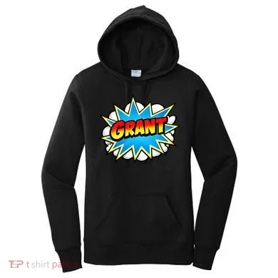 Grant Comic Name Retro Women's Hoodie