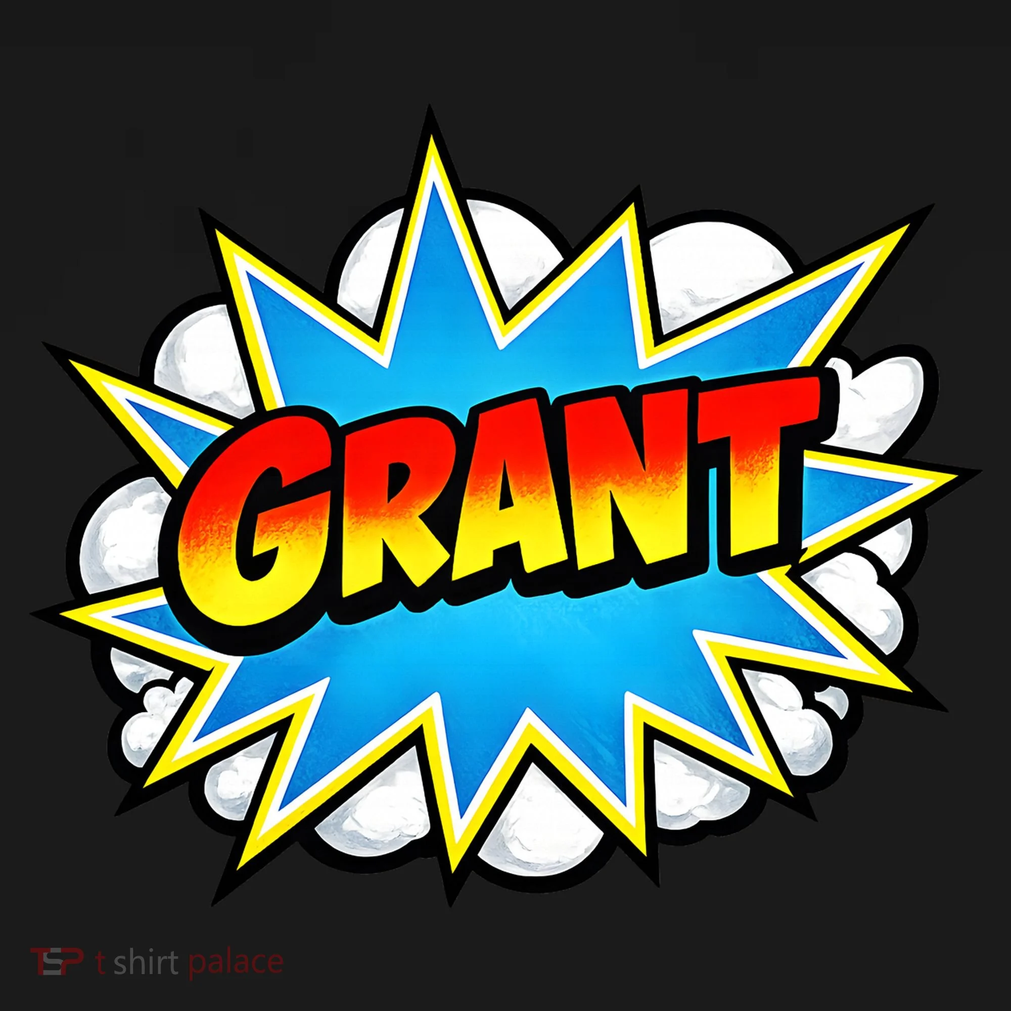 Grant Comic Name Retro Women's Hoodie