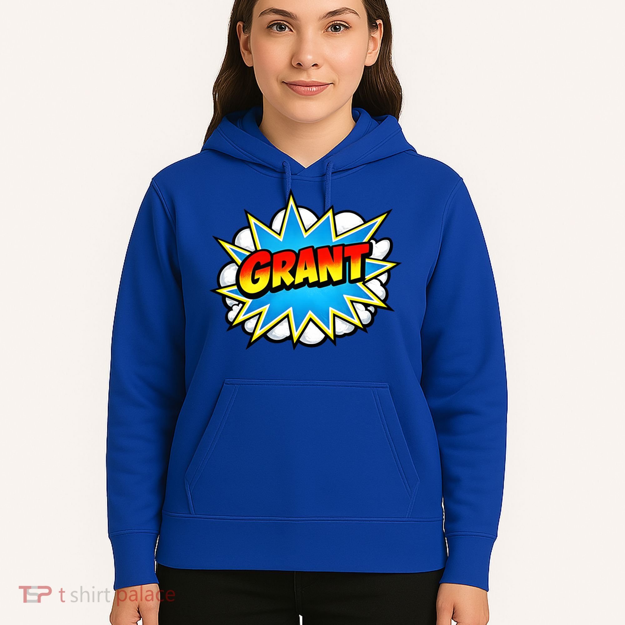 Grant Comic Name Retro Hoodie