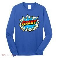 Grant Comic Name Retro Long Sleeve Shirt thumb 0