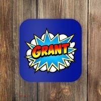 Grant Comic Name Retro Coaster thumb 0