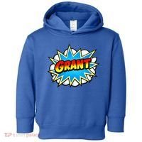 Grant Comic Name Retro Toddler Hoodie thumb 0