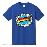 Grant Comic Name Retro Kids T-Shirt thumb 0