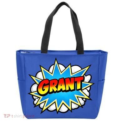 Grant Comic Name Retro Tote Bag