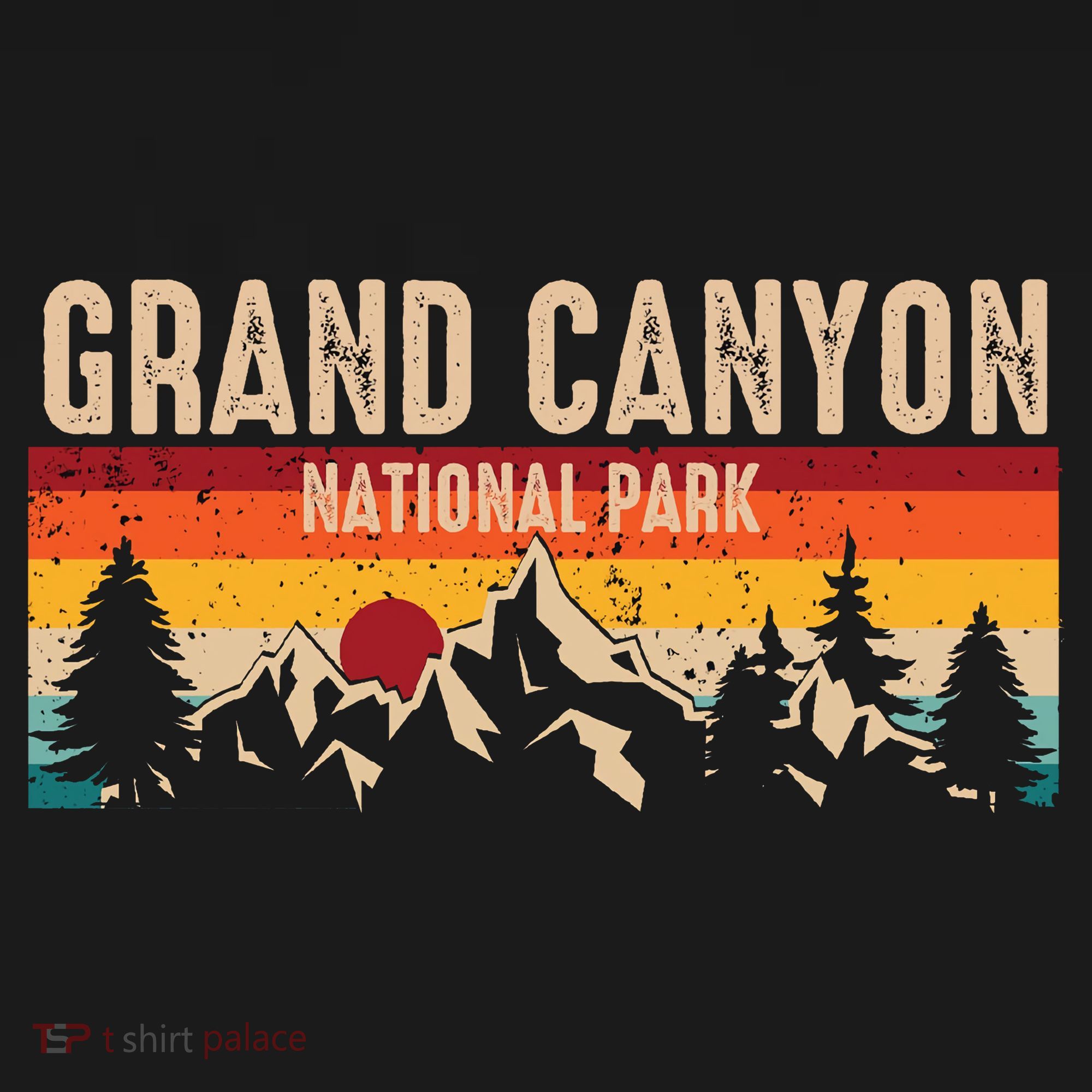 Grand Canyon National Park Arizona Travel Lover Camping Retro Women's Tank Top