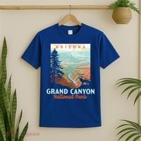 Grand Canyon National Park Arizona Vintage Wpa Style Gift T-Shirt thumb 2