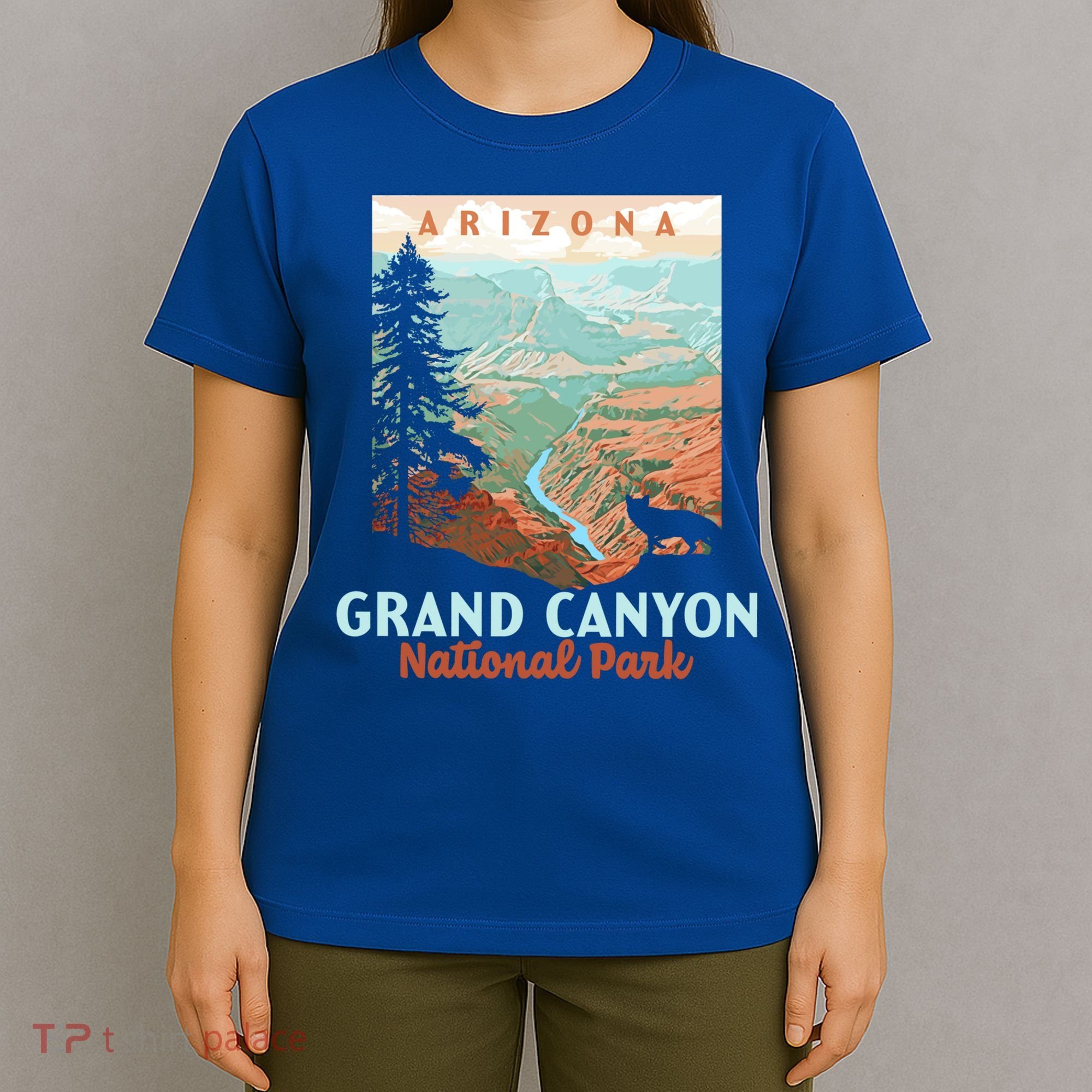 Grand Canyon National Park Arizona Vintage Wpa Style Gift T-Shirt