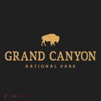 Grand Canyon National Park Arizona Bison Buffalo Graphic Beanie thumb 2