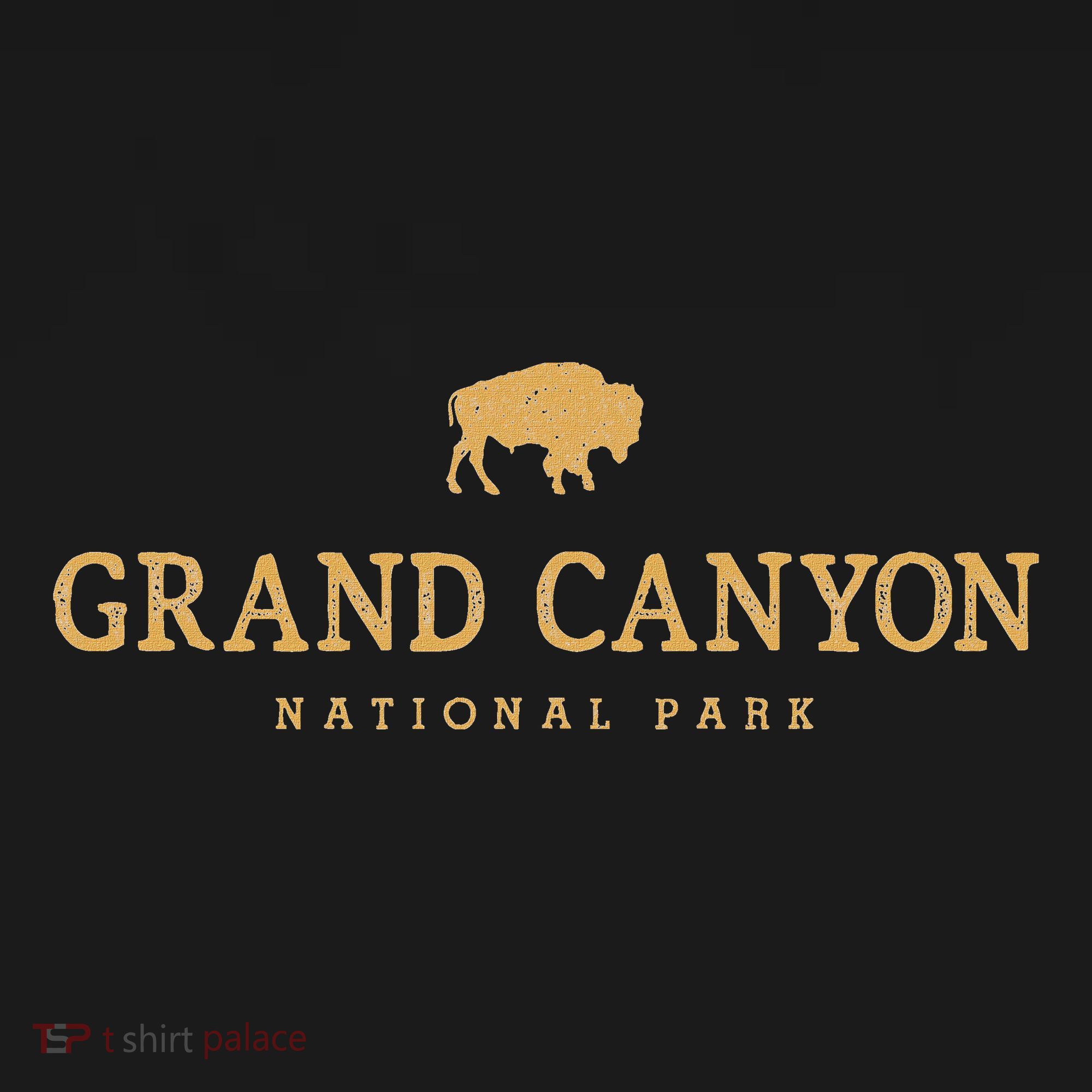 Grand Canyon National Park Arizona Bison Buffalo Graphic Women's Hoodie