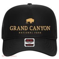 Grand Canyon National Park Arizona Bison Buffalo Graphic Hat thumb 0
