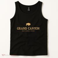 Grand Canyon National Park Arizona Bison Buffalo Graphic Tank Top thumb 2