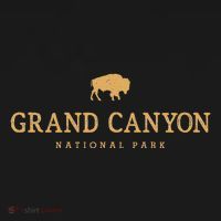 Grand Canyon National Park Arizona Bison Buffalo Graphic Kids Sweatshirt thumb 2