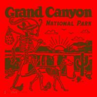 Grand Canyon National Park Monument Valley Funny Camping Santa Hat thumb 1