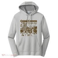 Grand Canyon National Park Monument Valley Funny Camping Performance Fleece Hoodie thumb 0