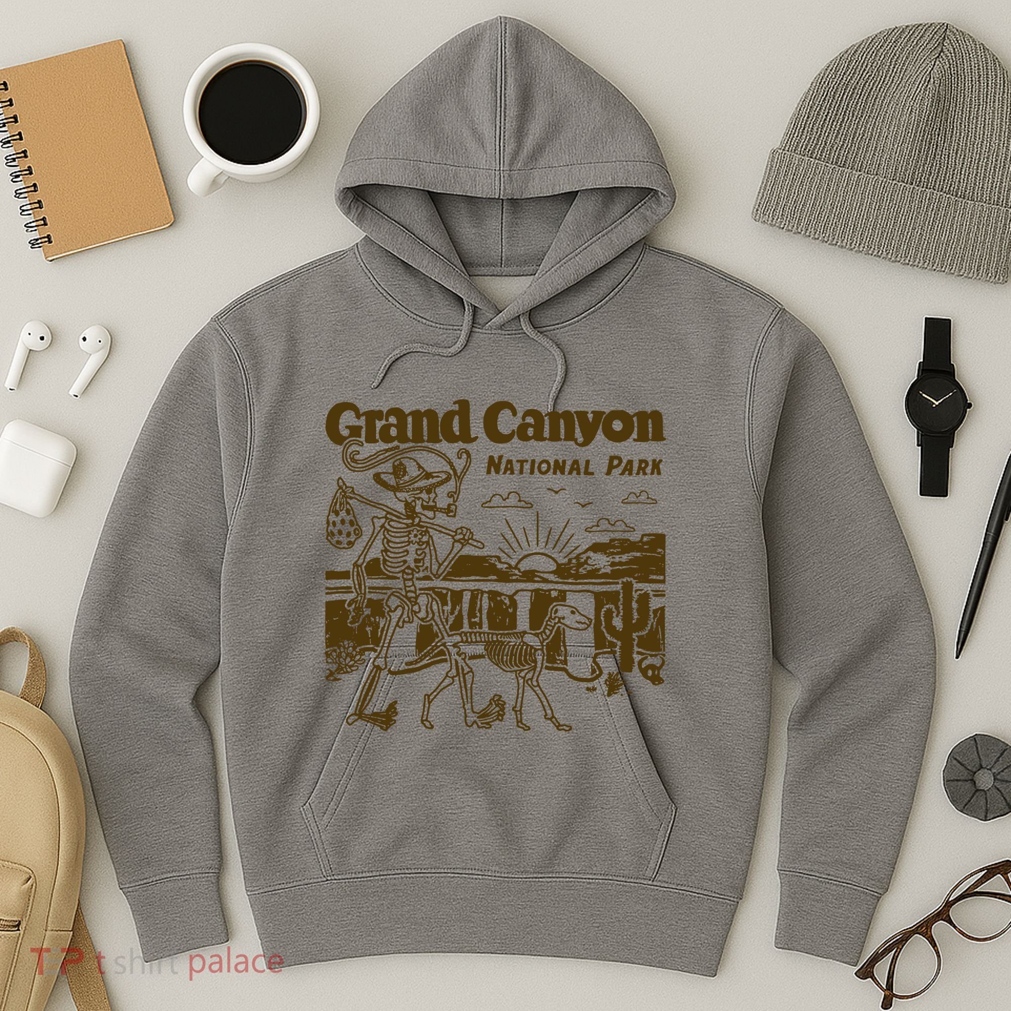 Grand Canyon National Park Monument Valley Funny Camping Hoodie