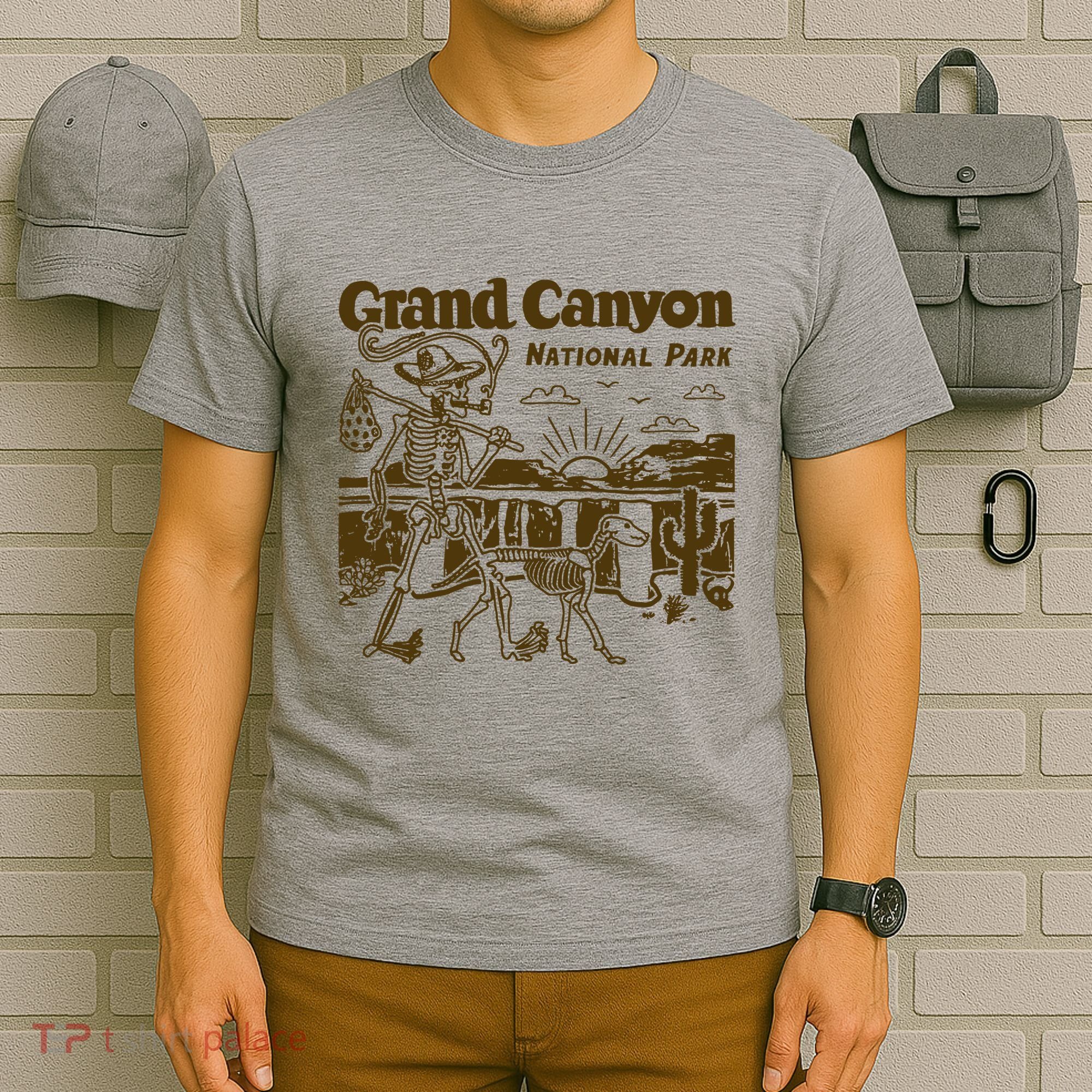 Grand Canyon National Park Monument Valley Funny Camping T-Shirt