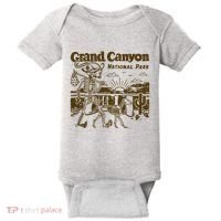 Grand Canyon National Park Monument Valley Funny Camping Baby Bodysuit thumb 0