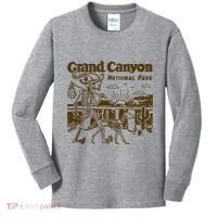 Grand Canyon National Park Monument Valley Funny Camping Kids Long Sleeve Shirt thumb 0