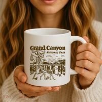 Grand Canyon National Park Monument Valley Funny Camping Coffee Mug thumb 3