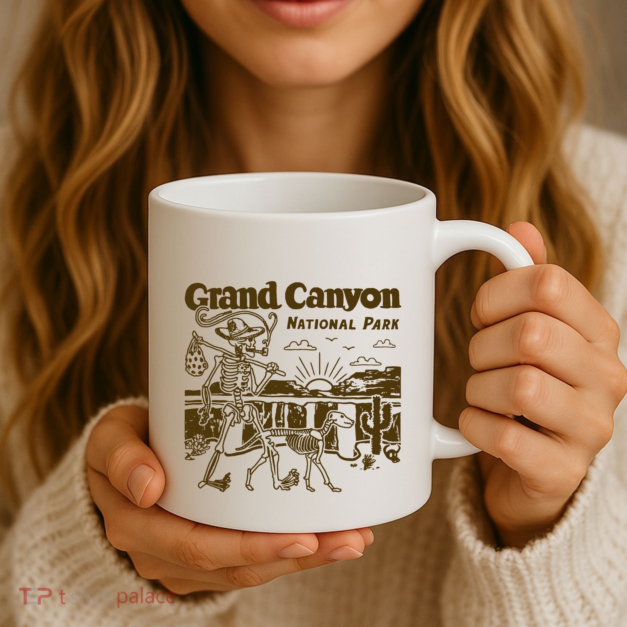 Grand Canyon National Park Monument Valley Funny Camping Coffee Mug