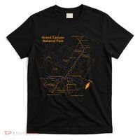 Grand Canyon National Park Trail Map Hiking Love T-Shirt thumb 0