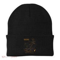 Grand Canyon National Park Trail Map Hiking Love Beanie thumb 0