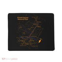 Grand Canyon National Park Trail Map Hiking Love Mousepad thumb 0