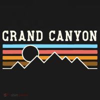 Grand Canyon National Park Retro Camping Hiking Doggie Tank thumb 4