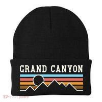 Grand Canyon National Park Retro Camping Hiking Beanie thumb 0