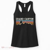 Grand Canyon National Park Retro Camping Hiking Women's Tank Top thumb 0