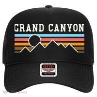 Grand Canyon National Park Retro Camping Hiking Hat thumb 0