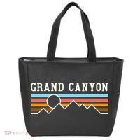 Grand Canyon National Park Retro Camping Hiking Tote Bag thumb 0