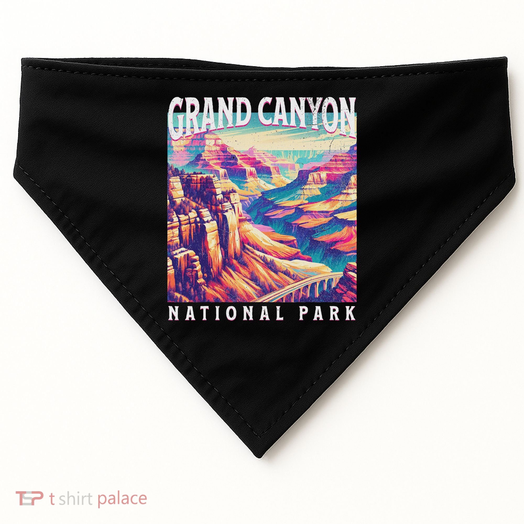 Grand Canyon National Park USA-Made Doggie Bandana