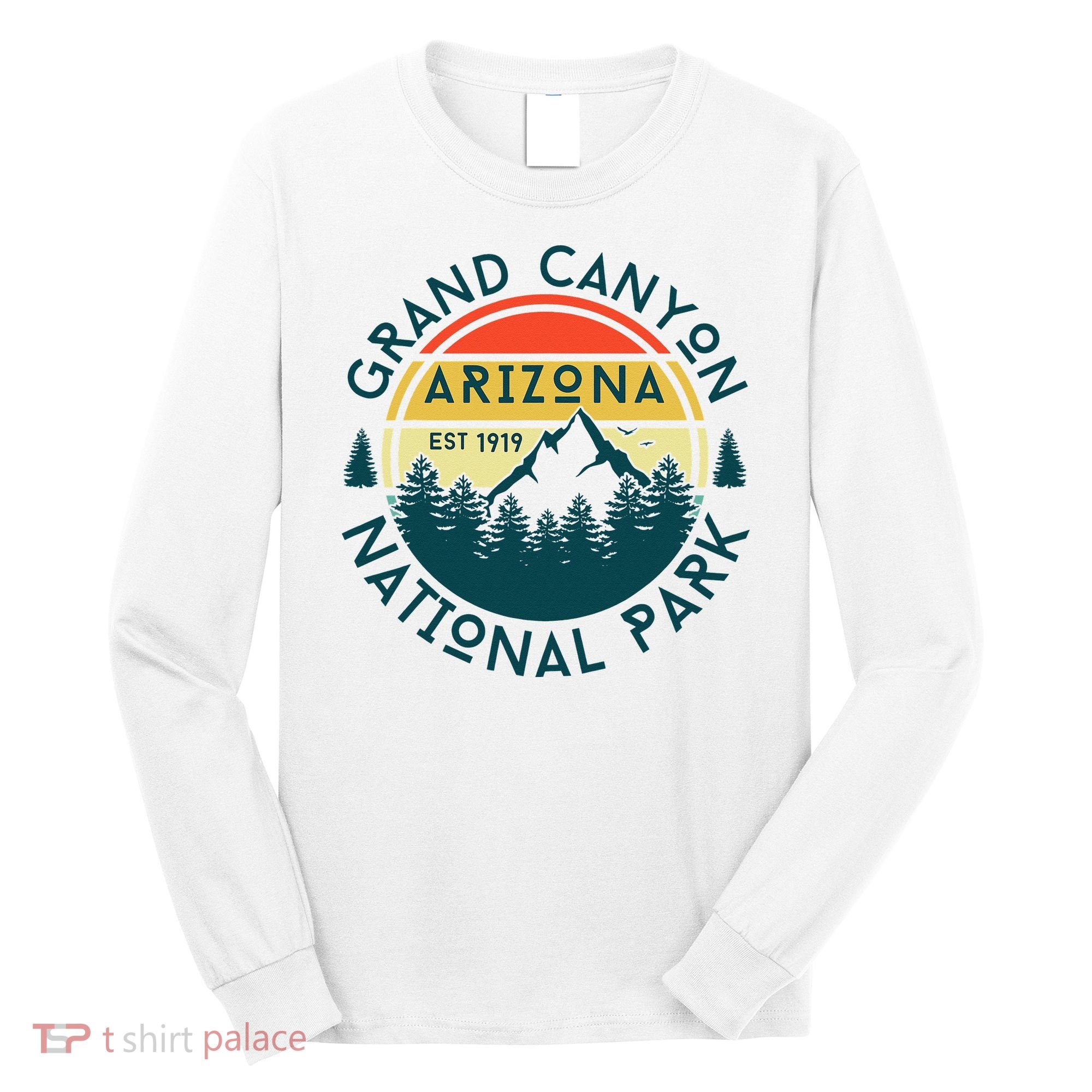 Grand Canyon National Park Arizona Nature Hiking Outdoors Long Sleeve Shirt
