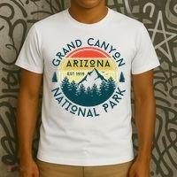 Grand Canyon National Park Arizona Nature Hiking Outdoors T-Shirt thumb 3