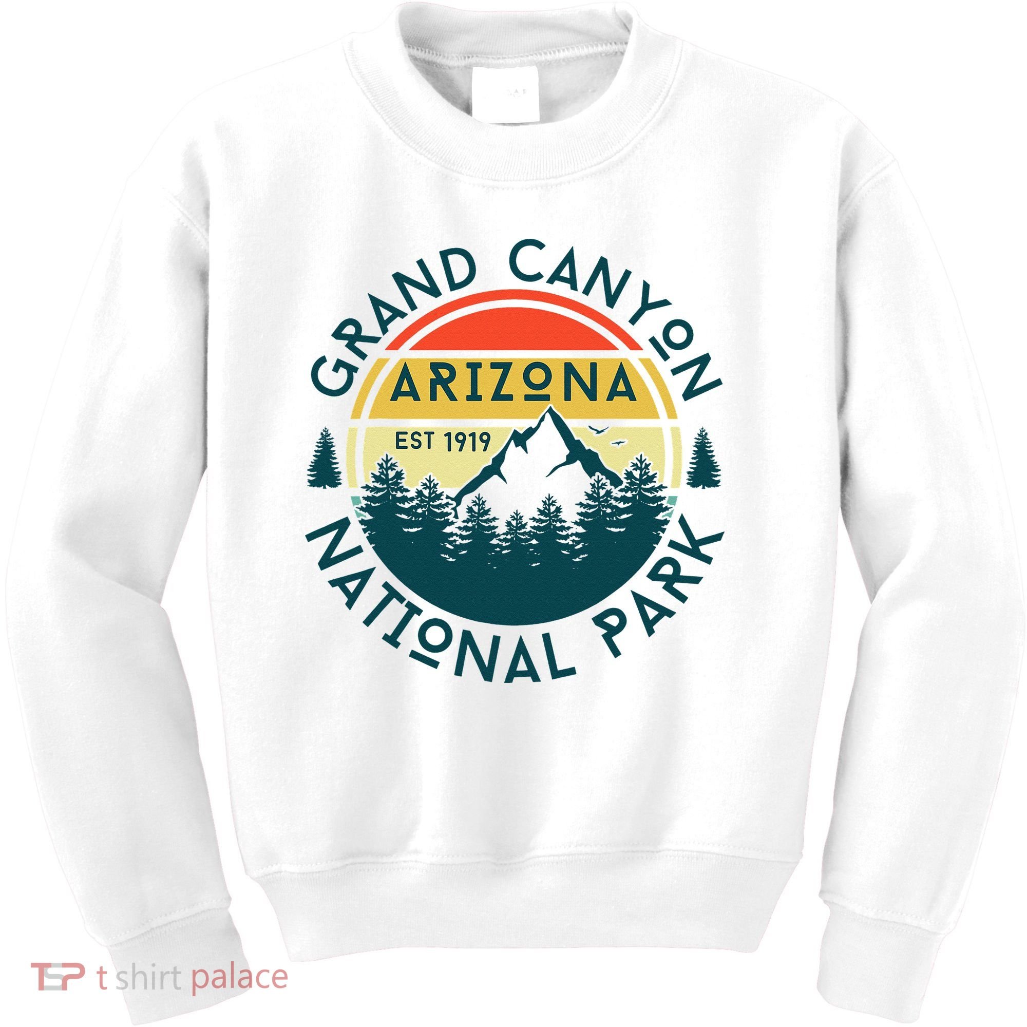 Grand Canyon National Park Arizona Nature Hiking Outdoors Kids Sweatshirt